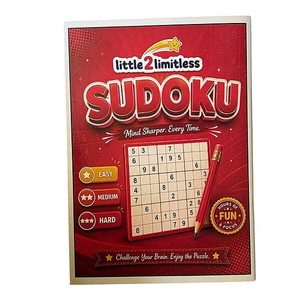 Sudoku Activity Book for Kids - A5 Size