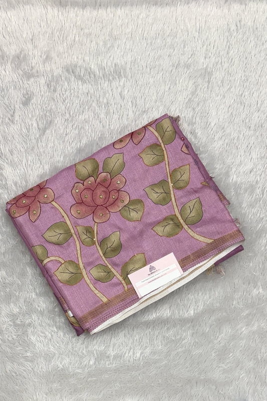 Kamakshi Crepe Tussar Saree : SWS640