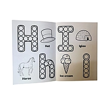 Alphabet Dot Sticker Activity Book for Kids — A5 SIZE — 500+ Dot Stickers Included
