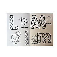 Alphabet Dot Sticker Activity Book for Kids — A5 SIZE — 500+ Dot Stickers Included
