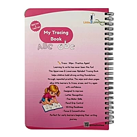 Lines, Curves & Alphabet Tracing Book — A5 — Wiro Bound — Free Mini Sketch Pen