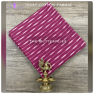 IKKAT COTTON FABRIC  PER METER 60