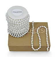 Medium Pearl String - White