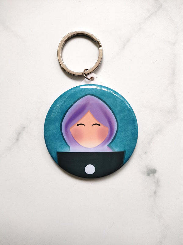 Hijabi Keychain - Professional