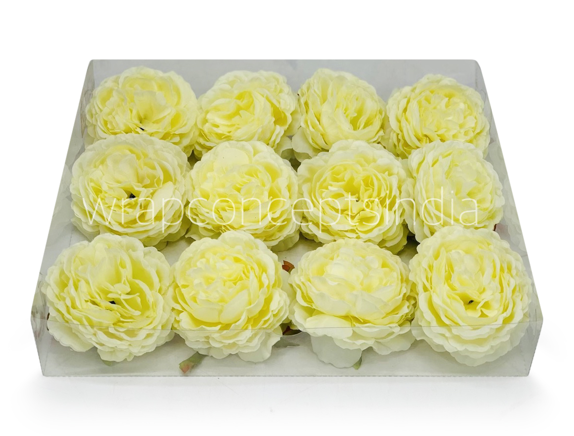 Ornate Peony-Lemon Chiffon