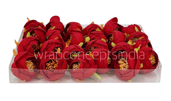 Peony Medium -Red