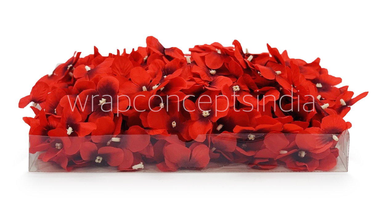Red Hydrangea Flowers