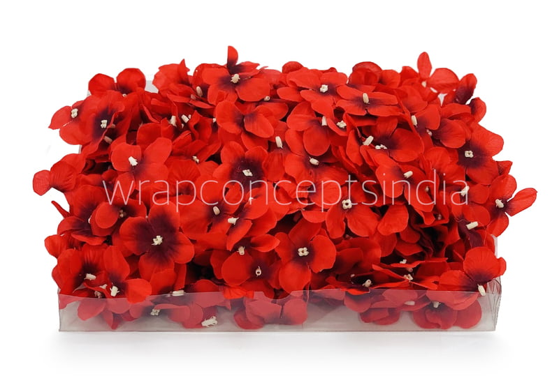 Red Hydrangea Flowers