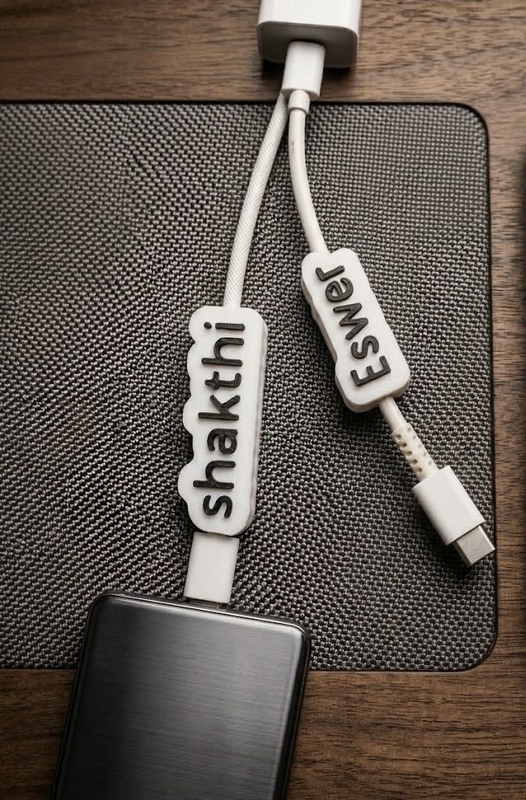 Custom Cable Name Tag