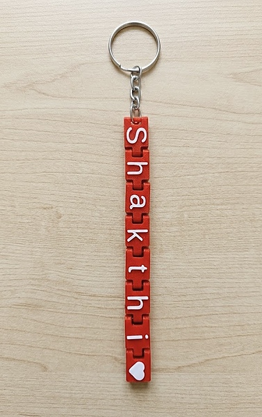 Flexi Name Keychain