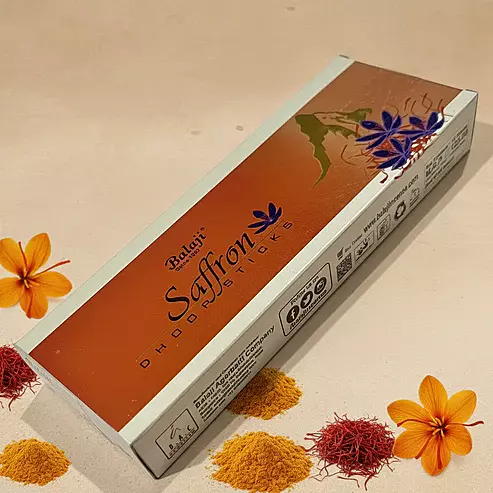 Balaji SAFFRON Dhoop Sticks 10N (₹125)
