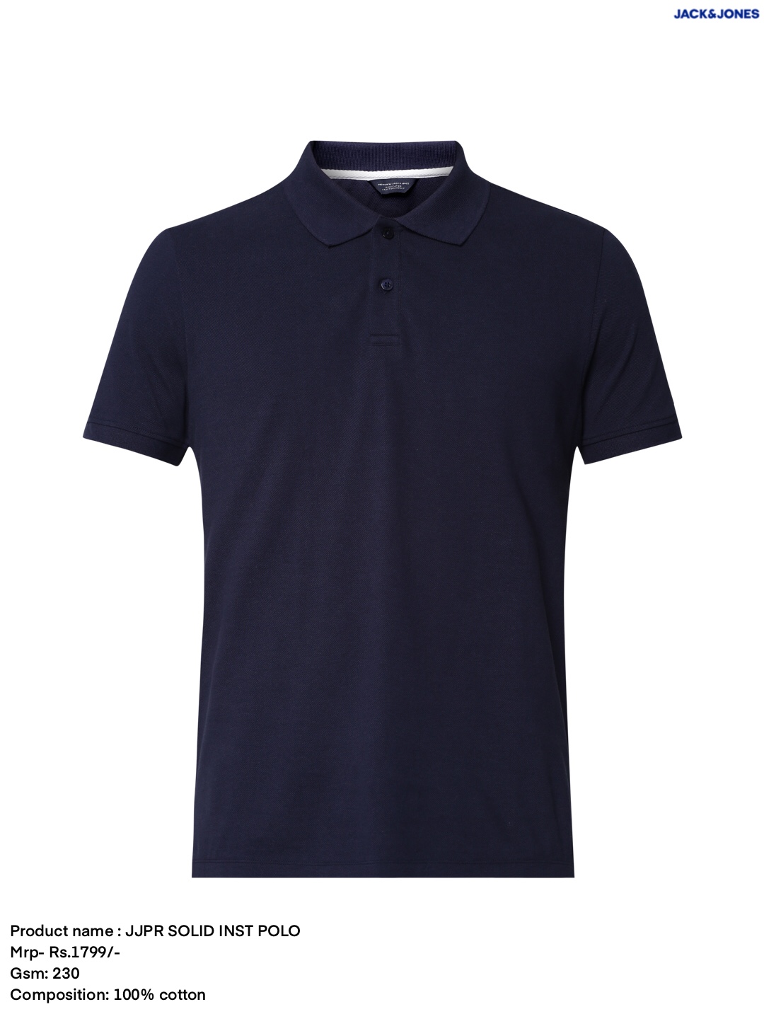 Jac & Jones  Plain Polo T- shirt