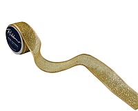 Shimmer Gold & Light Gold Luxe Ribbon