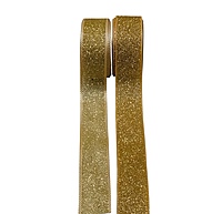 Shimmer Gold & Light Gold Luxe Ribbon