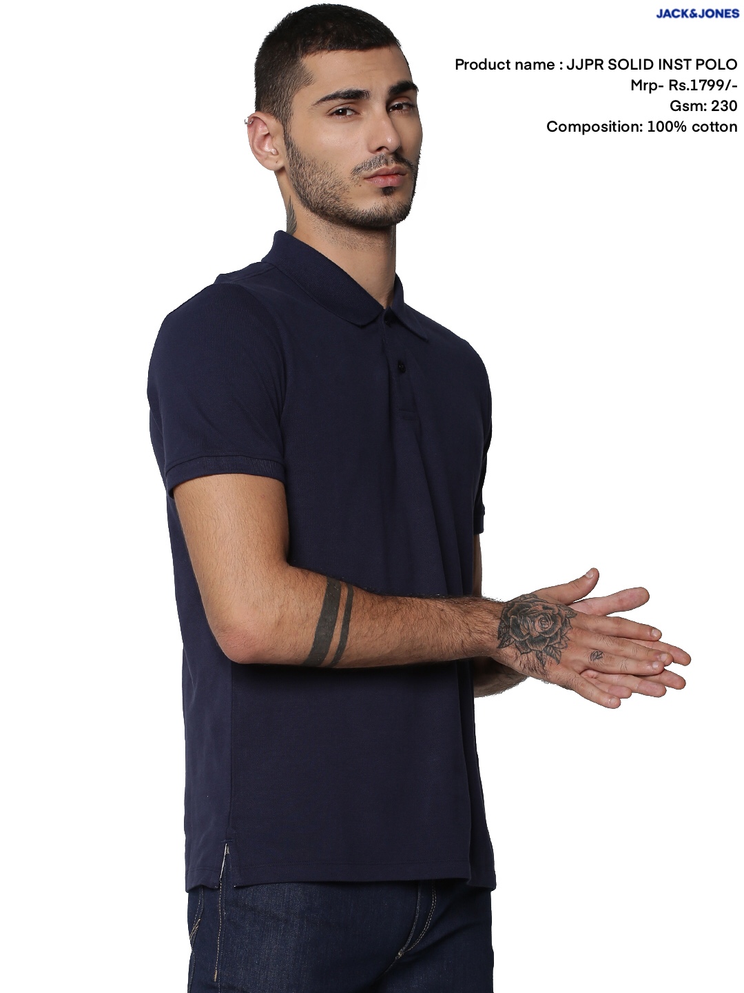 Jac & Jones  Plain Polo T- shirt