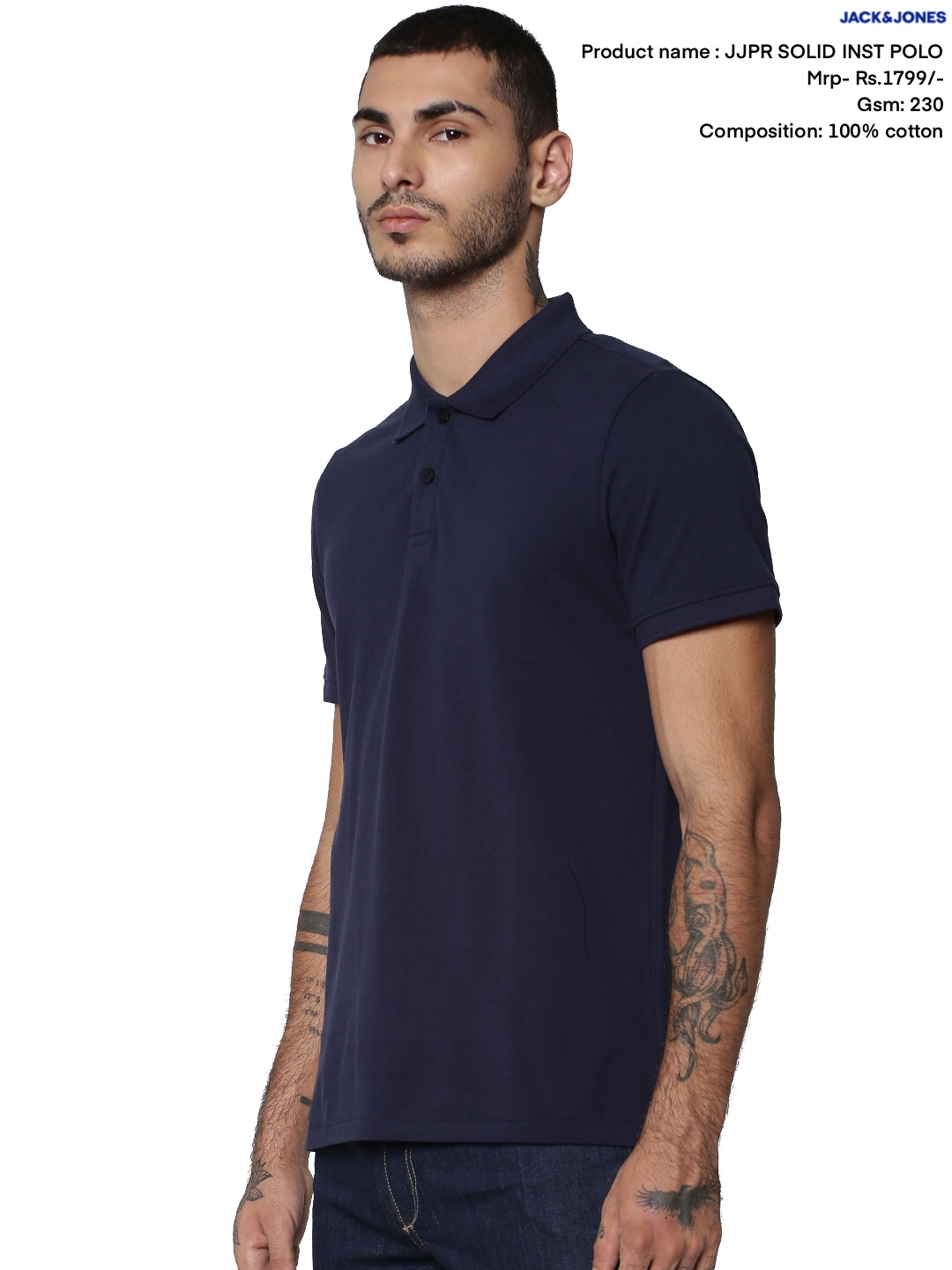 Jac & Jones  Plain Polo T- shirt