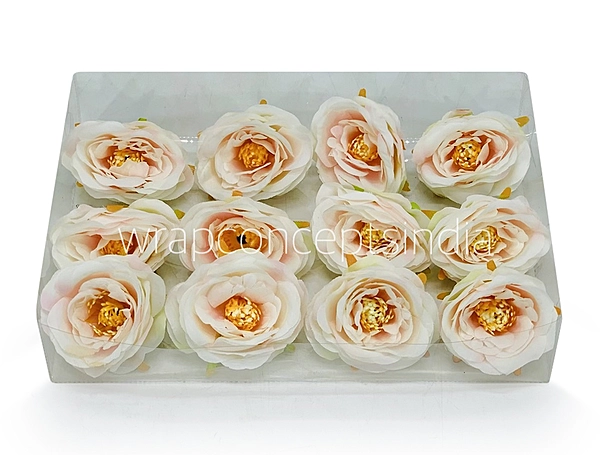 Camellia Flower - Ivory with hints of Pink