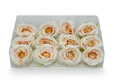 Camellia Flower - Ivory with hints of Pink