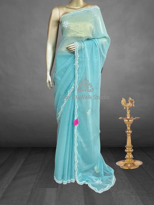 Lydia - The Mildly Shimmer Chiffon Saree 17030