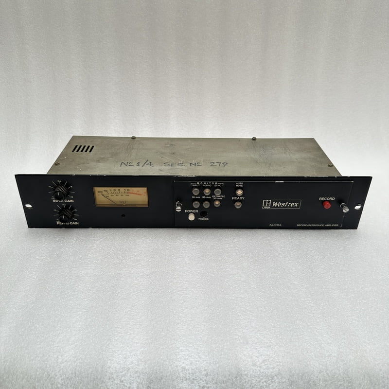 Westrex - Movie Film Record Reproduce Amplifier - WSTX-MFRA-RA-1725A Westrex - Movie Film Record Reproduce Amplifier - WSTX-MFRA-RA-1725A