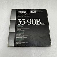 Maxell - 1/4" X 1800' Trident Plastic 7" Reel Audio Tape - MXL-35-90B-7