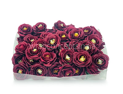 Maroon Rose Flower