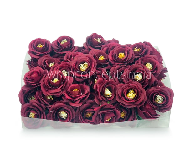 Maroon Rose Flower