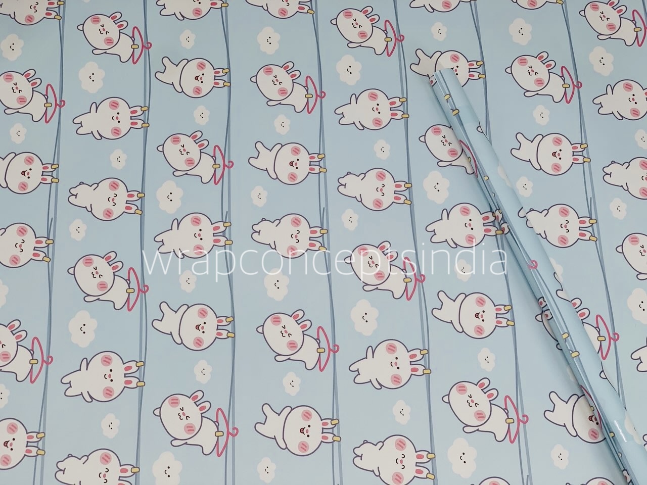 Bunny Love & Cloudy Hops-Gift Wrap Set (Set of 2 Sheets)