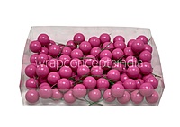 Rose Pink Faux Balls - 40 MM