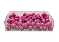 Rose Pink Faux Balls - 40 MM