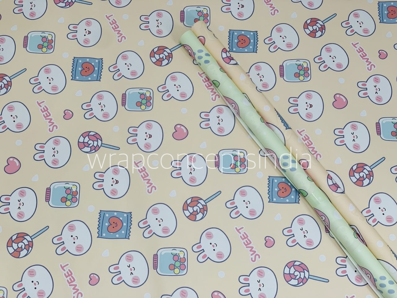 Cute Bunny Gift Wrap Set (Set of 2 Sheets) Cute Bunny Gift Wrap Set (Set of 2 Sheets)