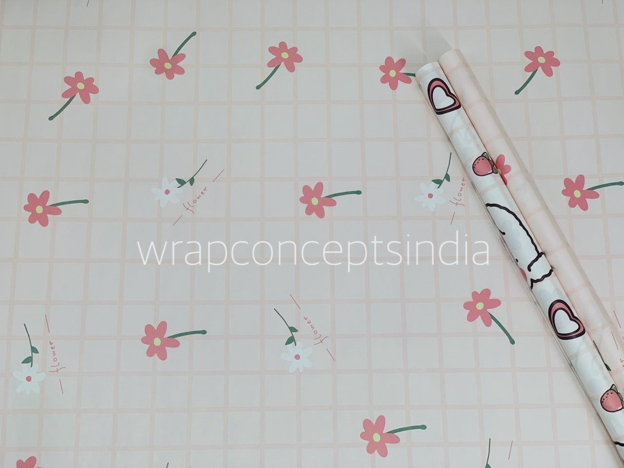 Hop & Bloom Gift Wrap Set (Set of 2 Sheets)