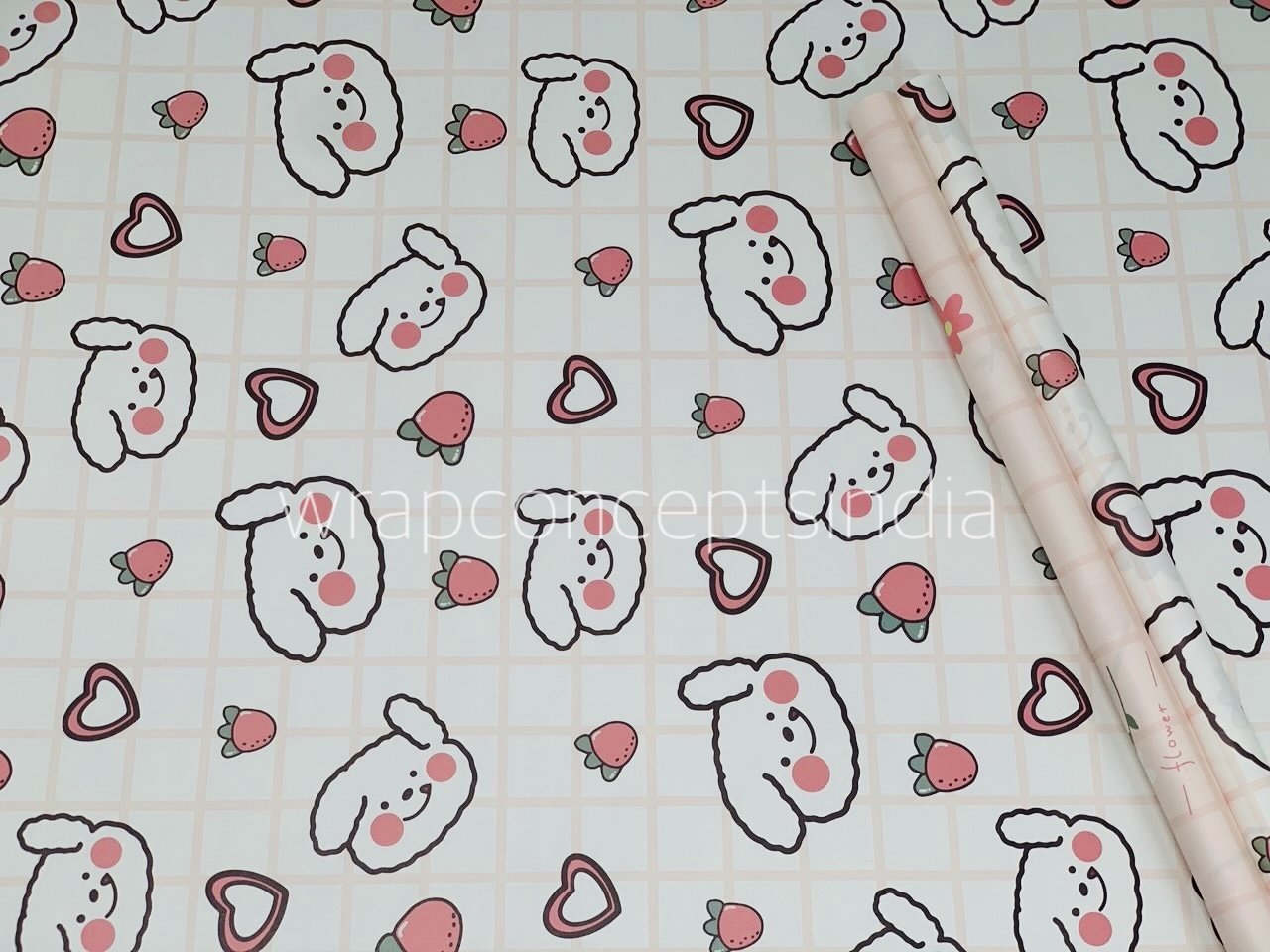 Hop & Bloom Gift Wrap Set (Set of 2 Sheets)