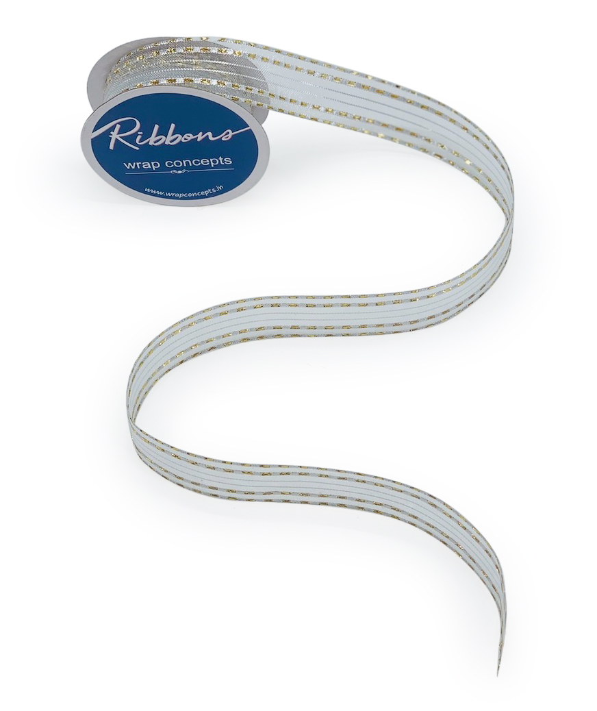 Sheer Ribbon with Gold/Silver Hints