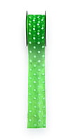 Organza Polka Ribbon - 4 cms