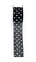 Organza Polka Ribbon - 4 cms