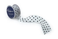 Organza Polka Ribbon - 4 cms