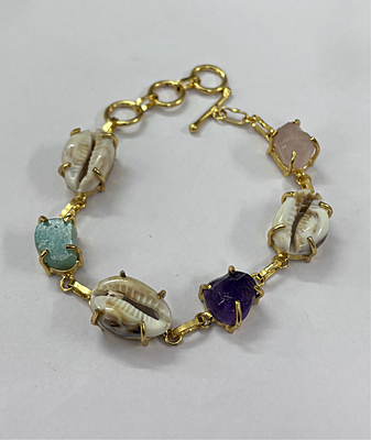 Kodi With Rough 6 Collet Bacelets