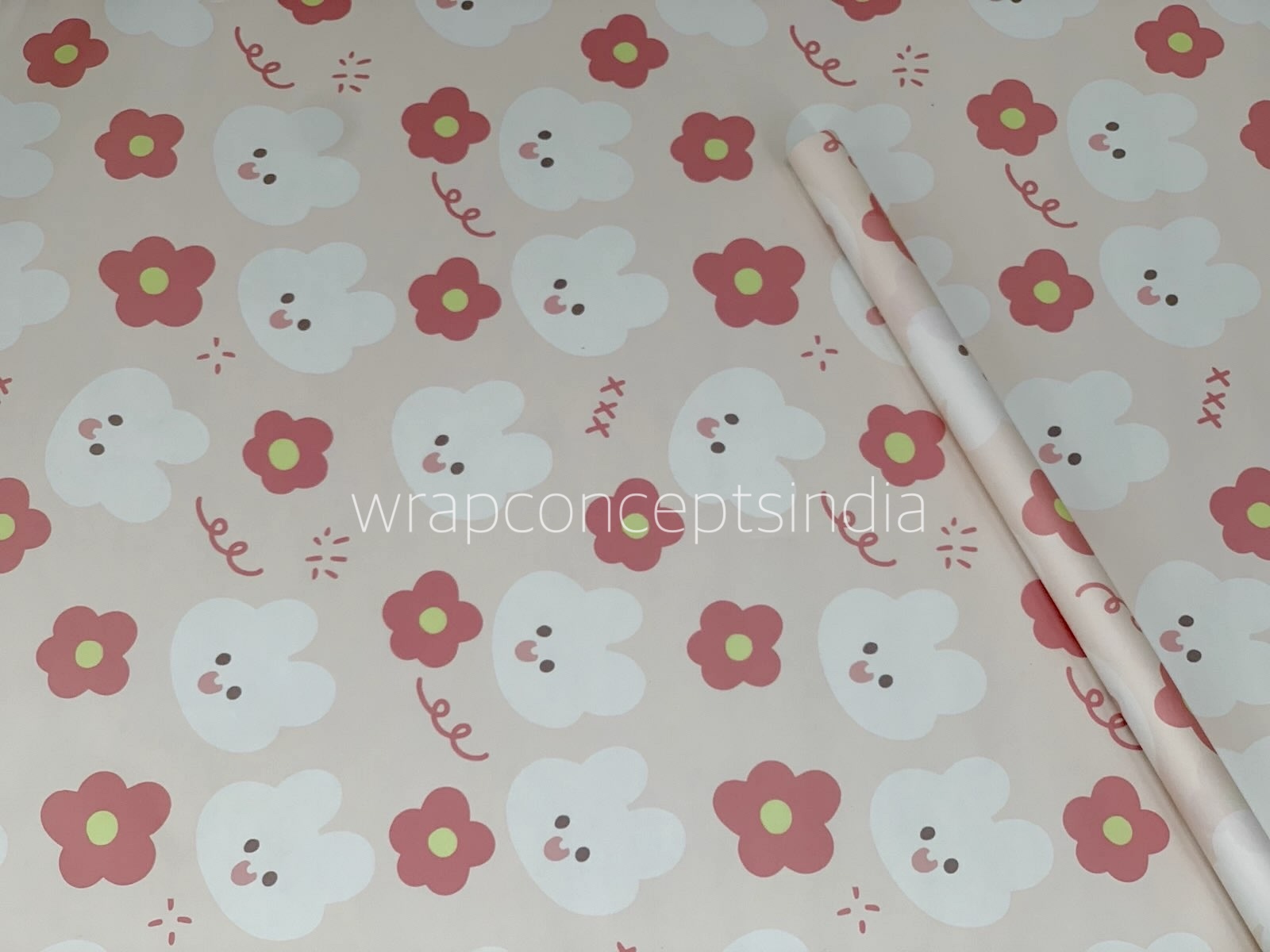 Bear & Bunny Delight Gift Wrap Set (Set of 2 Sheets)