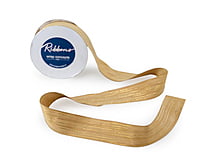 Sand Ribbon with Gold Pattern