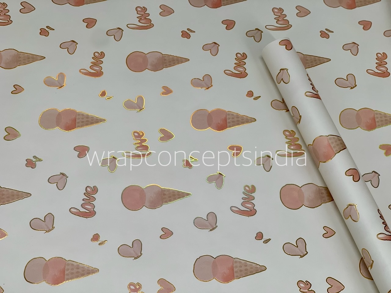 Sweetheart Swirl – Foil Gift Wrap