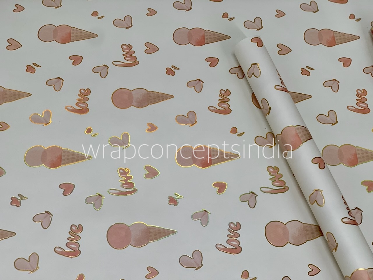 Sweetheart Swirl – Foil Gift Wrap