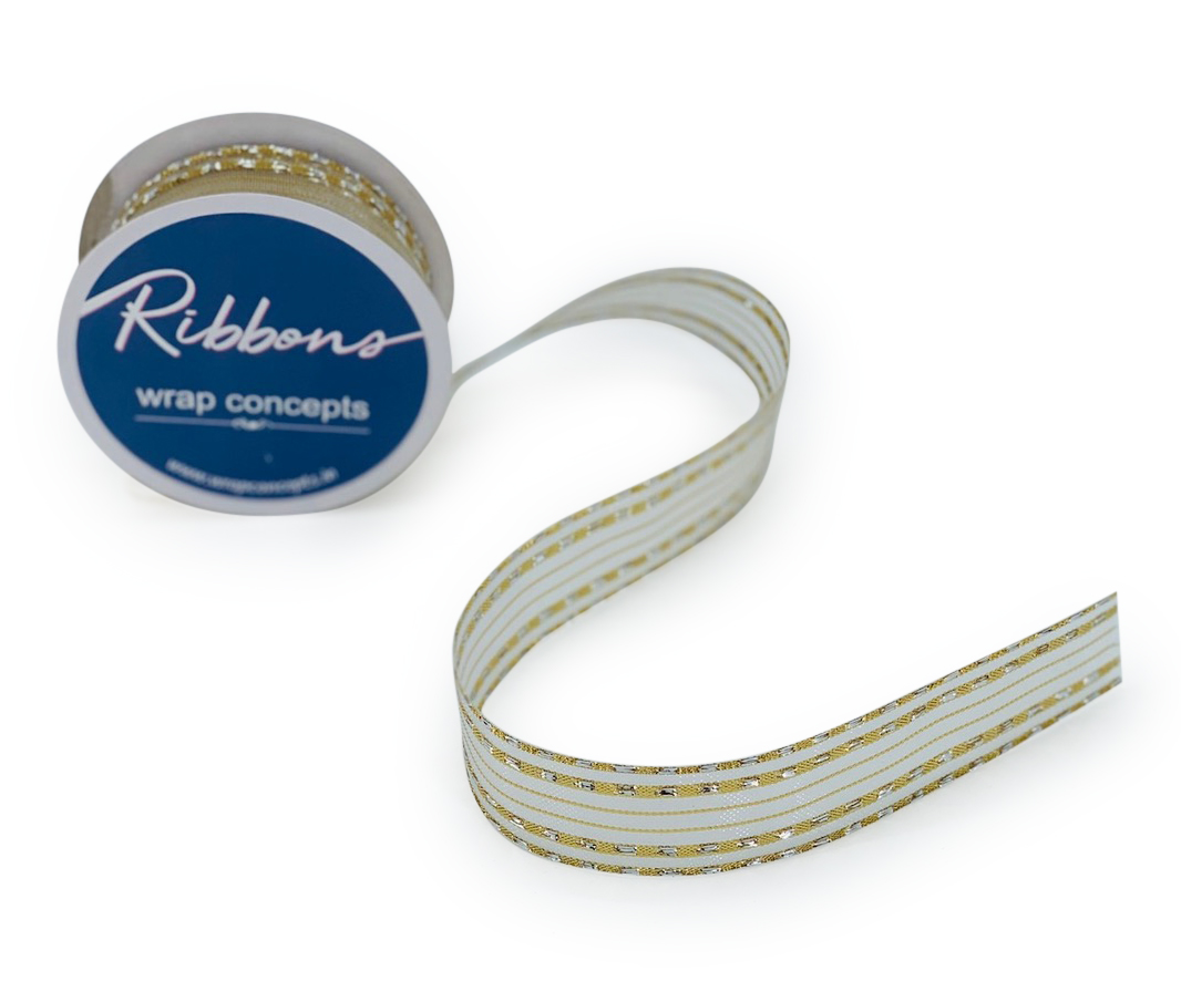 Sheer Ribbon with Gold/Silver Hints
