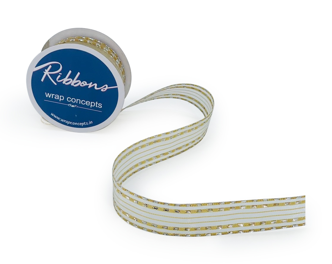 Sheer Ribbon with Gold/Silver Hints