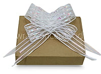 Organza Stripe Pull Bows - 50mm