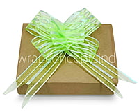Organza Stripe Pull Bows - 50mm