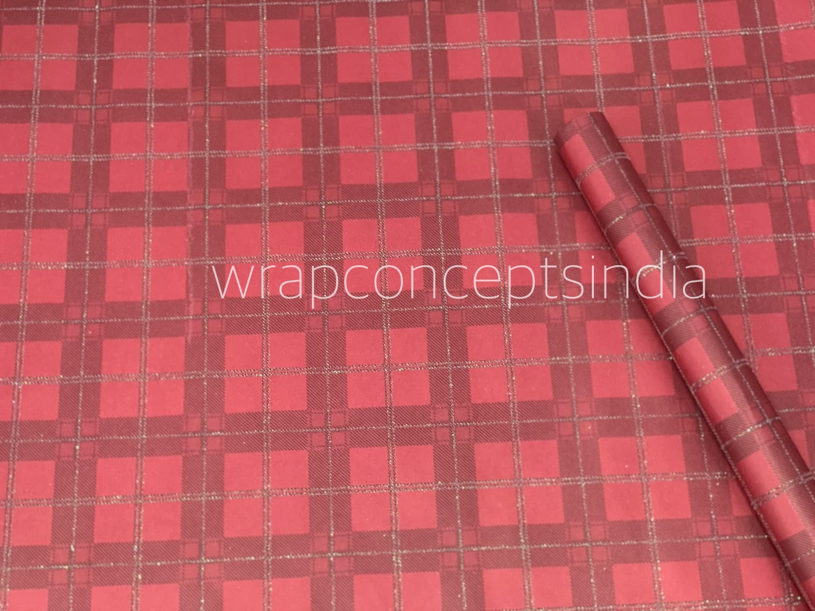 Classic Red Plaid Gift Wrap