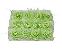 Lime Pearl Embellished Rose