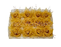 Caramel Pearl Embellished Rose