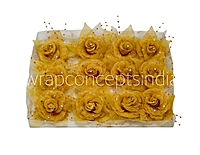 Caramel Pearl Embellished Rose